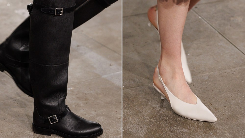 Simkhai, shoes, heels, slingbacks, moto boots, boots, motorcycle boots, fall 2025, Jonathan Simkhai