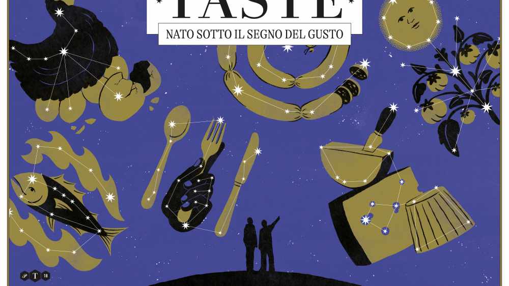 The poster for the 18th edition of the Pitti Taste fair