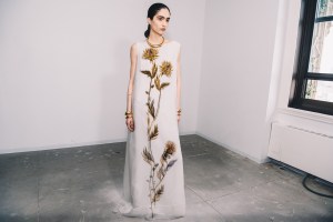 Backstage at Altuzarra Fall 2025 ready-to-wear collection at New York Fashion Week.