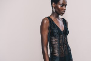 Backstage at Altuzarra Fall 2025 ready-to-wear collection at New York Fashion Week.
