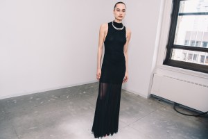 Backstage at Altuzarra Fall 2025 ready-to-wear collection at New York Fashion Week.