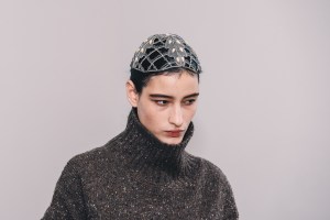 Backstage at Altuzarra Fall 2025 ready-to-wear collection at New York Fashion Week.