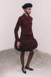 Backstage at Altuzarra Fall 2025 ready-to-wear collection at New York Fashion Week.