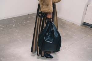 Backstage at Altuzarra Fall 2025 ready-to-wear collection at New York Fashion Week.