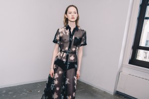 Backstage at Altuzarra Fall 2025 ready-to-wear collection at New York Fashion Week.