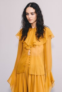 Backstage at Altuzarra Fall 2025 ready-to-wear collection at New York Fashion Week.