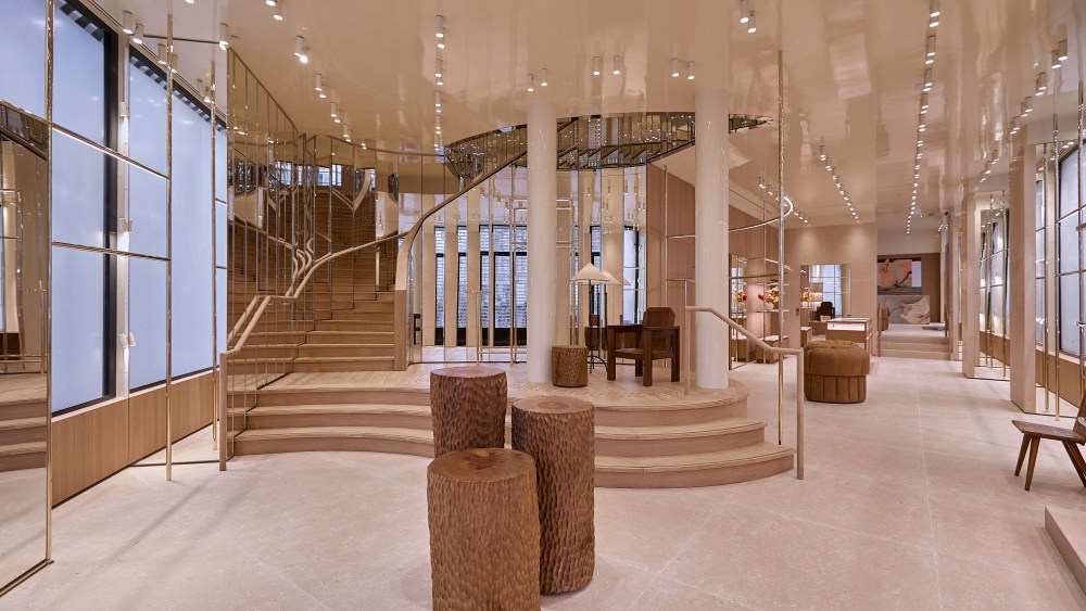 The ground floor of the Ami Paris store.