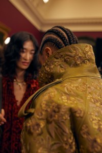Backstage at Burberry Fall 2025 Ready-to-Wear Collection at London Fashion Week