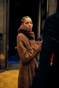 Backstage at Burberry Fall 2025 Ready-to-Wear Collection at London Fashion Week