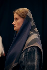 Backstage at Burberry Fall 2025 Ready-to-Wear Collection at London Fashion Week