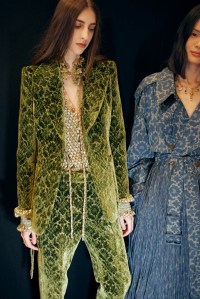 Backstage at Burberry Fall 2025 Ready-to-Wear Collection at London Fashion Week