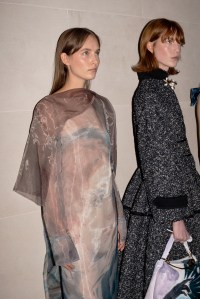 Backstage at Erdem Fall 2025 Ready-to-Wear Collection at London Fashion Week