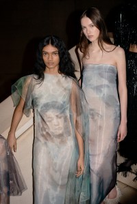Backstage at Erdem Fall 2025 Ready-to-Wear Collection at London Fashion Week