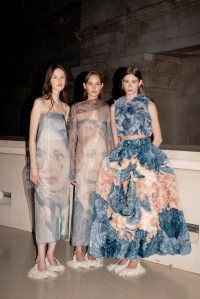 Backstage at Erdem Fall 2025 Ready-to-Wear Collection at London Fashion Week