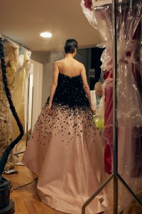 Backstage at Richard Quinn  Fall 2025 Ready-to-Wear Collection