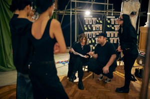 Backstage at Richard Quinn  Fall 2025 Ready-to-Wear Collection