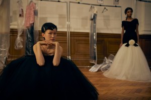 Backstage at Richard Quinn  Fall 2025 Ready-to-Wear Collection