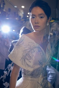 Backstage at Richard Quinn  Fall 2025 Ready-to-Wear Collection