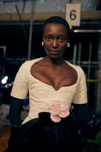 Backstage at Richard Quinn  Fall 2025 Ready-to-Wear Collection
