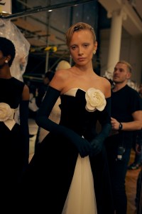Backstage at Richard Quinn  Fall 2025 Ready-to-Wear Collection