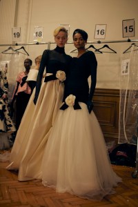 Backstage at Richard Quinn  Fall 2025 Ready-to-Wear Collection