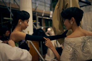 Backstage at Richard Quinn  Fall 2025 Ready-to-Wear Collection