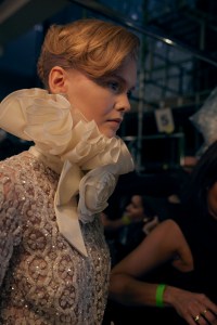 Backstage at Richard Quinn  Fall 2025 Ready-to-Wear Collection