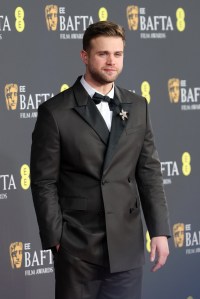 LONDON, ENGLAND - FEBRUARY 16: Leo Woodall attends the EE BAFTA Film Awards 2025 at The Royal Festival Hall on February 16, 2025 in London, England. (Photo by Vittorio Zunino Celotto/BAFTA/Getty Images for BAFTA)