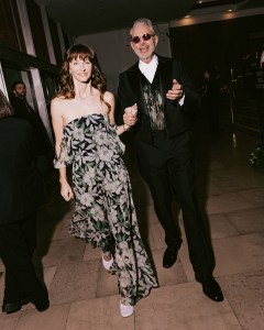 LONDON, ENGLAND - FEBRUARY 16: Emilie Livingston and Jeff Goldblum attend the EE BAFTA Film Awards 2025 at The Royal Festival Hall on February 16, 2025 in London, England. (Photo by Rowben Lantion/BAFTA via Getty Images)