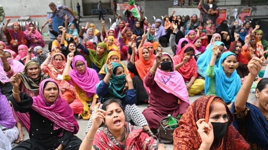 Garment workers in Bangladesh