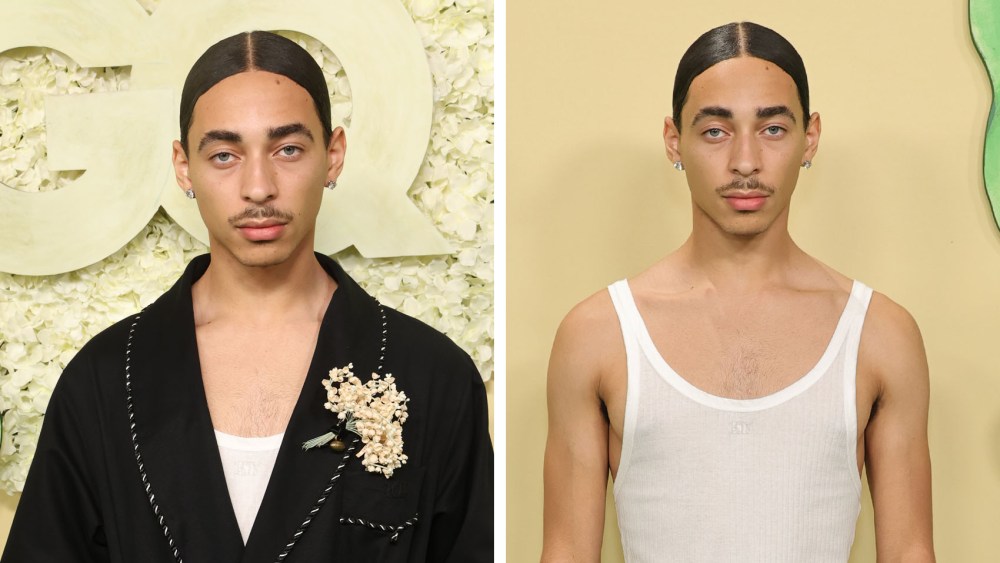 beyonce nephew Julez Smith modeling at the GQ Bowl.