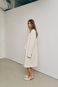 Backstage at the Calvin Klein spring 2025 ready-to-wear show at New York Fashion Week.
