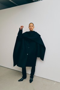 Backstage at the Calvin Klein spring 2025 ready-to-wear show at New York Fashion Week.