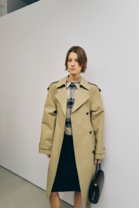 Backstage at the Calvin Klein spring 2025 ready-to-wear show at New York Fashion Week.