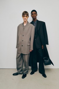 Backstage at the Calvin Klein spring 2025 ready-to-wear show at New York Fashion Week.