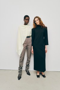 Backstage at the Calvin Klein spring 2025 ready-to-wear show at New York Fashion Week.