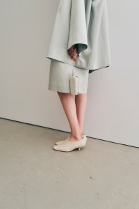 Backstage at the Calvin Klein spring 2025 ready-to-wear show at New York Fashion Week.