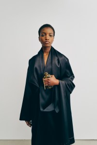 Backstage at the Calvin Klein spring 2025 ready-to-wear show at New York Fashion Week.