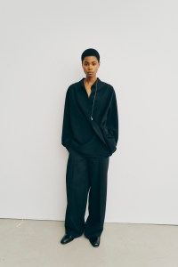 Backstage at the Calvin Klein spring 2025 ready-to-wear show at New York Fashion Week.