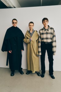 Backstage at the Calvin Klein spring 2025 ready-to-wear show at New York Fashion Week.