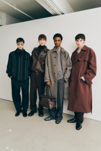 Backstage at the Calvin Klein spring 2025 ready-to-wear show at New York Fashion Week.