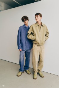 Backstage at the Calvin Klein spring 2025 ready-to-wear show at New York Fashion Week.