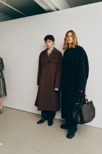 Backstage at the Calvin Klein spring 2025 ready-to-wear show at New York Fashion Week.