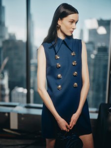 Backstage at t Carolina Herrera Fall 2025 ready-to-wear show at New York Fashion Week.