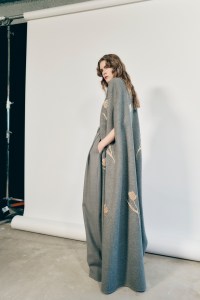 Backstage at t Carolina Herrera Fall 2025 ready-to-wear show at New York Fashion Week.