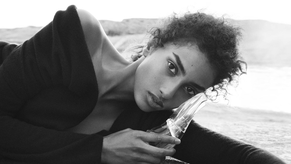 Imaan Hammam for Donna Karan New York Cashmere Mist eau de parfum, campaign model