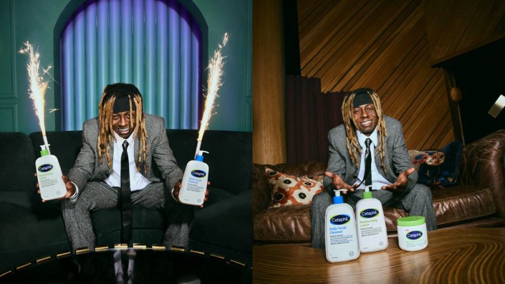 Lil Wayne stars in a 2025 Super Bowl ad for Cetaphil, commercial