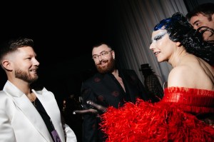 Sam Smith and Susanne Bartsch