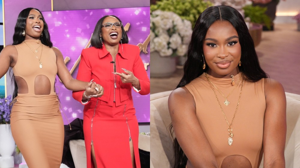 Coco Jones, Jennifer Hudson Show, Taste, single, cutout, bodycon, dress