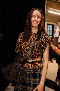 Backstage at Collina Strada Fall 2025 Ready-to-Wear Collection